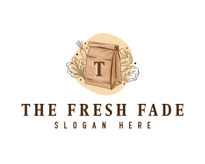 Vegetable Grocery Bag logo design