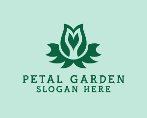 Tulip Flower Spa logo design