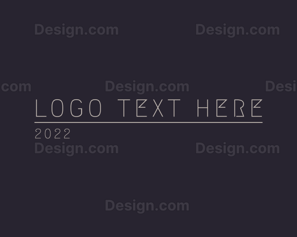 Modern Minimalist Business Logo