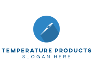 Clinic Temperature Thermometer logo