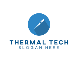 Clinic Temperature Thermometer logo