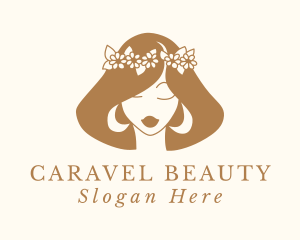 Flower Beauty Salon Woman logo design