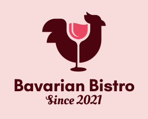 Wine Chicken Bistro logo design