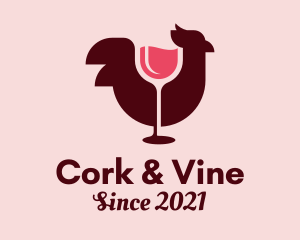 Wine Chicken Bistro logo design