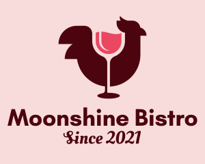 Wine Chicken Bistro logo design