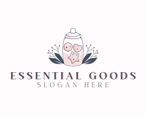 Cookie Dessert Jar logo design