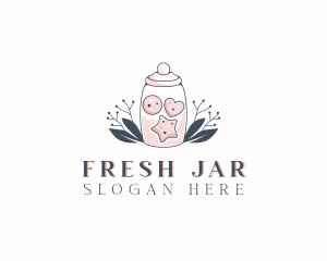 Cookie Dessert Jar logo design