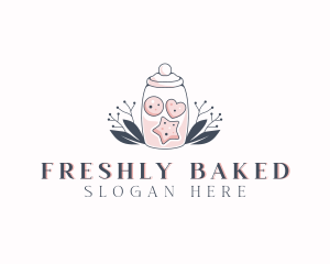 Cookie Dessert Jar logo design