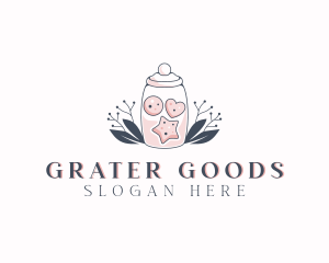 Cookie Dessert Jar logo design