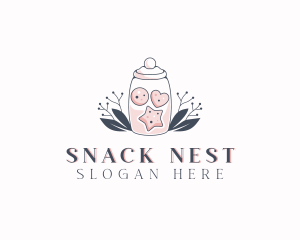 Cookie Dessert Jar logo design