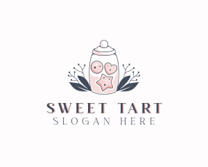 Cookie Dessert Jar logo design