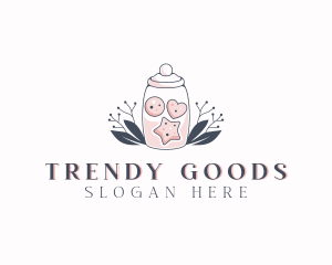 Cookie Dessert Jar logo design