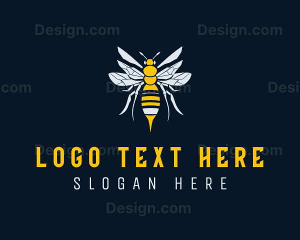 Wasp Insect Apiary Logo