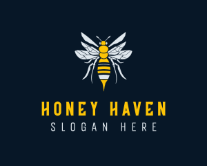 Wasp Insect Apiary logo design