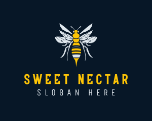 Wasp Insect Apiary logo design