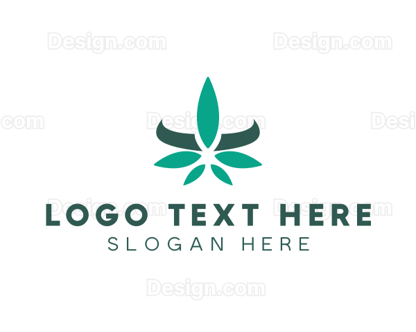 Modern Cannabis Leaf Logo