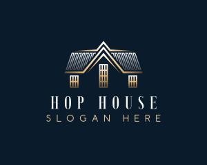 House Roof Contractor logo design