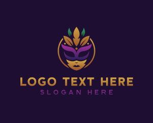 Festive Mardi Gras Theatre logo