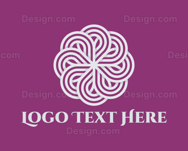 Abstract Flower Pattern Logo