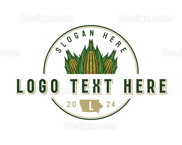 Sweet Corn Iowa Logo