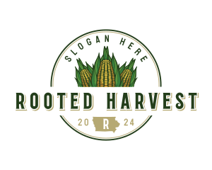 Sweet Corn Iowa logo design