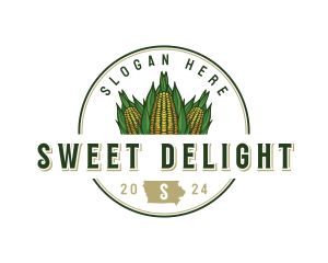 Sweet Corn Iowa logo design