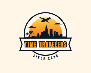 Airplane Traveling Getaway logo design