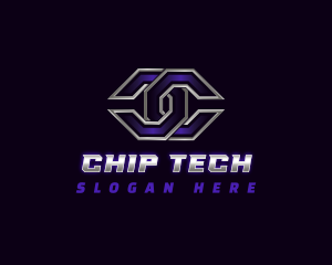 Tech Gaming Letter C logo design