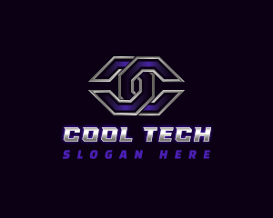 Tech Gaming Letter C logo design