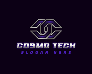 Tech Gaming Letter C logo design