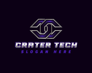 Tech Gaming Letter C logo design