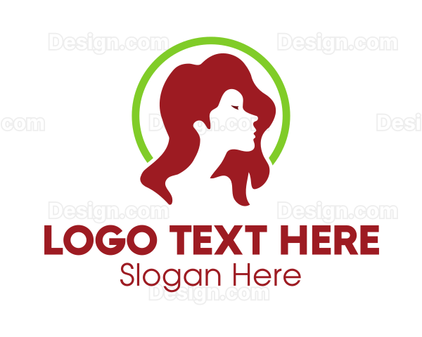 Woman Hair Salon Logo