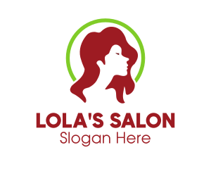 Woman Hair Salon logo design