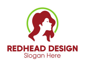 Woman Hair Salon logo design