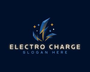 Electric Lightning Bolt logo design