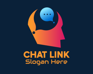 Idea Chat Bubble logo design