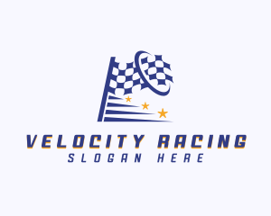 Racing Flag Motorsport logo design