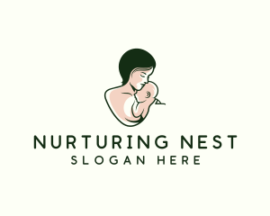 Mother Child Parenting logo design