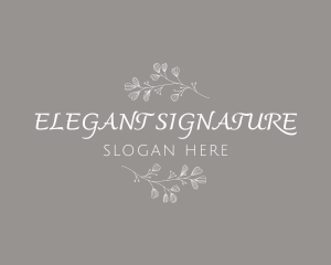 Classy Floral Fashion logo design