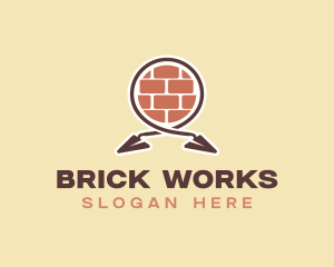 Brick Masonry Construction logo design