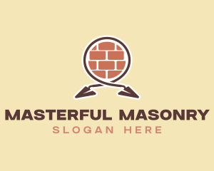 Brick Masonry Construction logo design