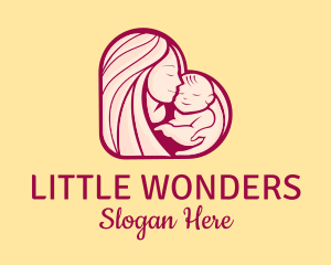 Heart Baby Daycare logo design