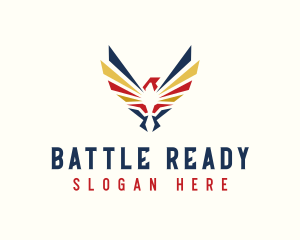 Military Falcon Aviation  logo design