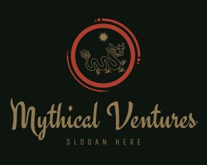 Traditional Dragon Business logo design