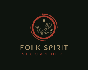 Traditional Dragon Business logo