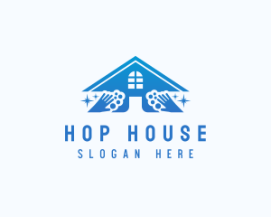 House Estate Cleaning logo design