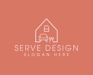 Minimal House Furniture logo design