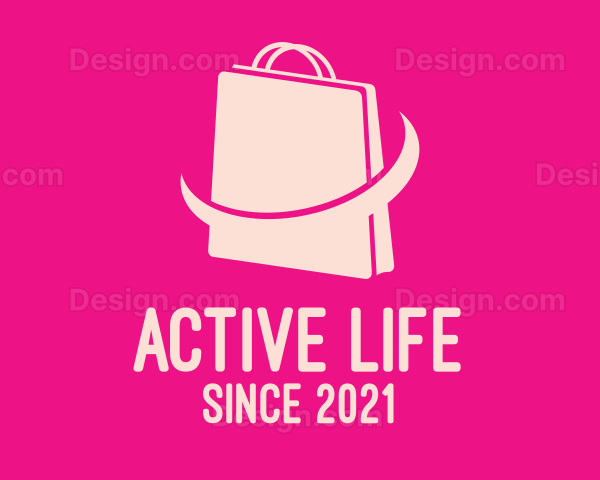 Pink Ecommerce Bag Logo
