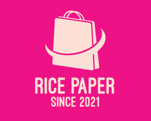 Pink Ecommerce Bag  logo design