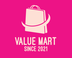 Pink Ecommerce Bag  logo design